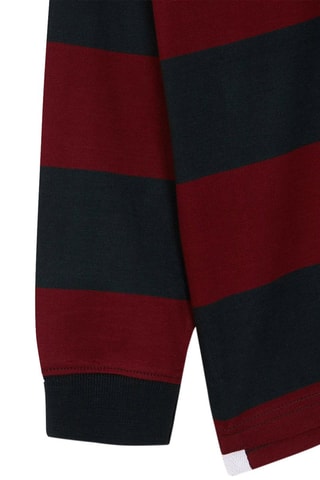 Polo - Bordeaux et bleu marine