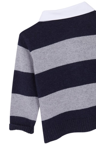 Polo - Gris et bleu marine