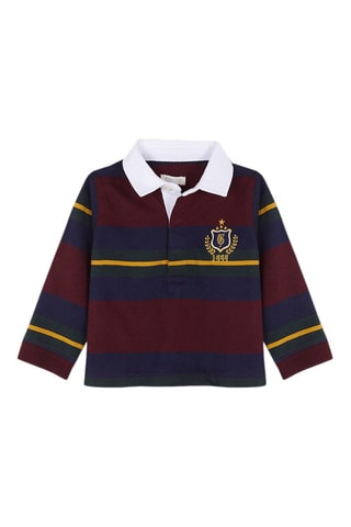 Polo - Bordeaux et bleu marine