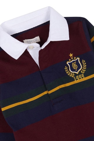 Polo - Bordeaux et bleu marine