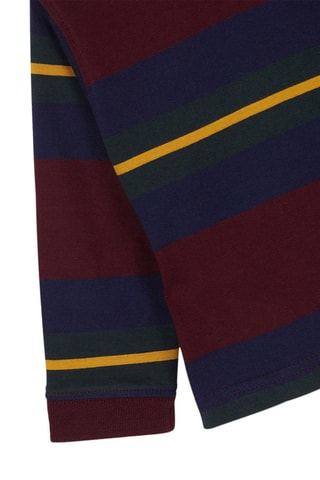 Polo - Bordeaux et bleu marine
