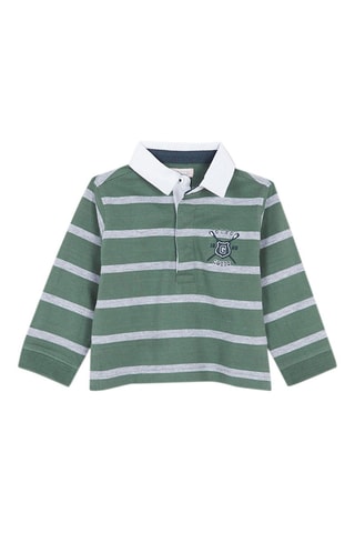 Polo - Vert et gris clair