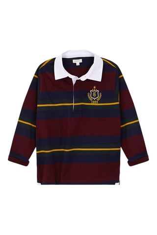 Polo - Bordeaux et bleu marine