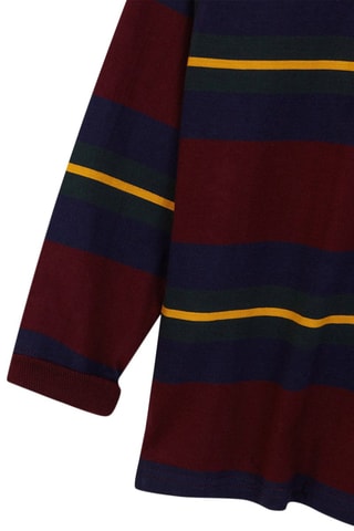Polo - Bordeaux et bleu marine