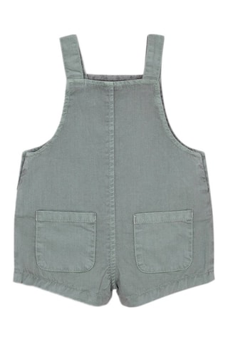 Salopette-short - Vert