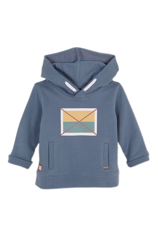 Sweat à capuche - Bleu