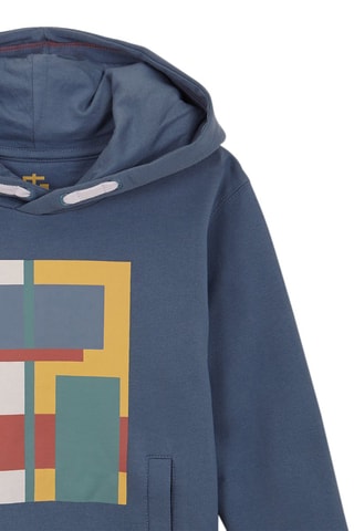 Sweat à capuche - Bleu
