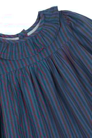 Robe et bloomer - Bleu foncé et rouge