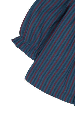 Robe et bloomer - Bleu foncé et rouge