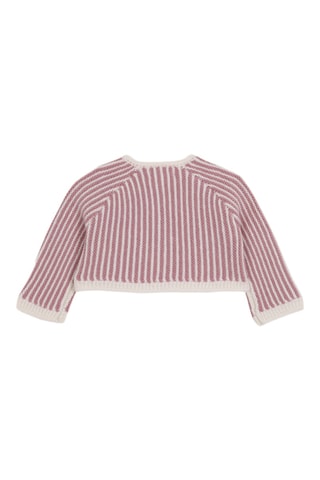 Gilet en mérinos - Mauve