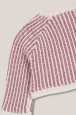 Gilet en mérinos - Mauve