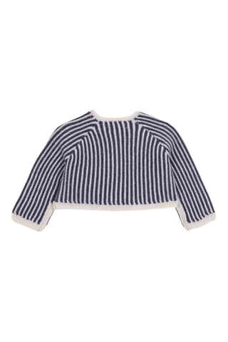 Gilet en mérinos - Bleu marine