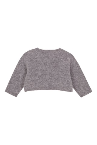 Gilet en laine et cachemire - Gris foncé chiné