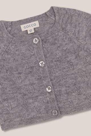 Gilet en laine et cachemire - Gris foncé chiné