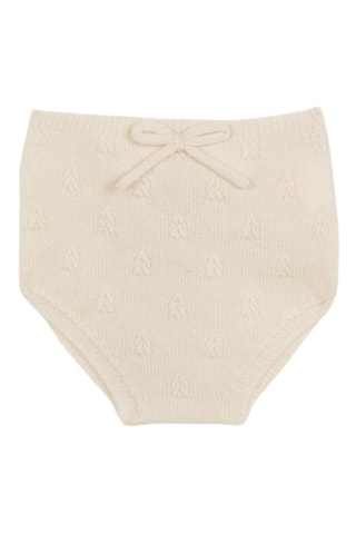 Bloomer en laine et cachemire - Ecru