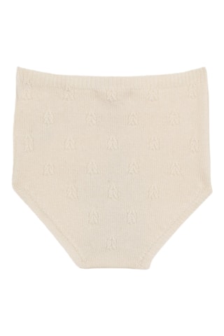 Bloomer en laine et cachemire - Ecru