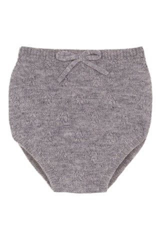 Bloomer en laine et cachemire - Gris chiné