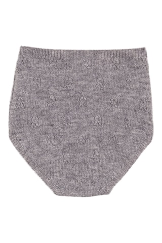 Bloomer en laine et cachemire - Gris chiné
