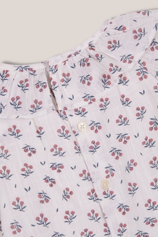 Robe et bloomer - Blanc et rouge