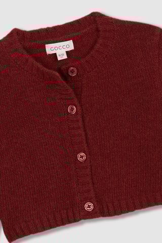Gilet en laine - Bordeaux