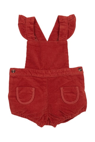 Barboteuse en velours - Rouge