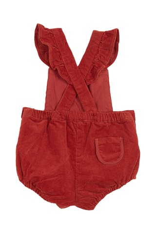 Barboteuse en velours - Rouge