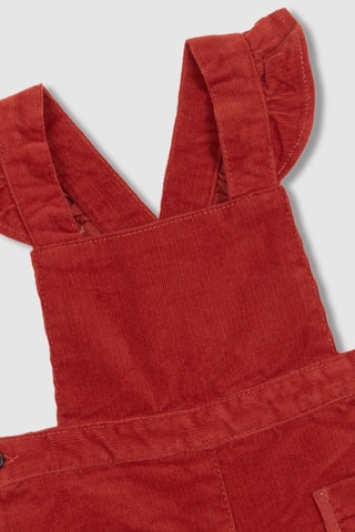 Barboteuse en velours - Rouge