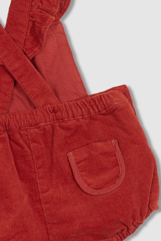 Barboteuse en velours - Rouge