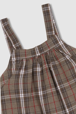 Robe-salopette et bloomer - Gris foncé