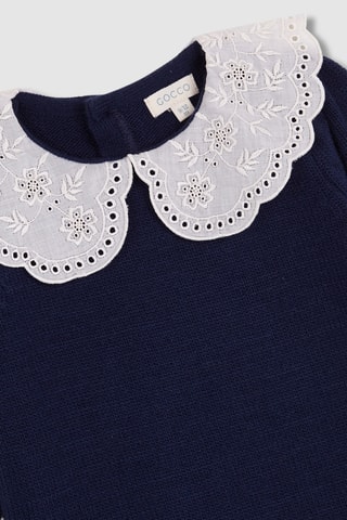 Robe pull et bloomer - Bleu pétrole