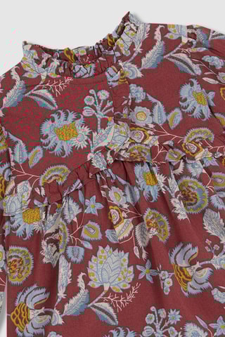 Robe et bloomer - Rouge brique