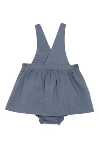 Robe-salopette et bloomer - Bleu pétrole