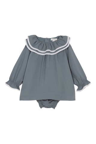 Robe et bloomer - Bleu pétrole