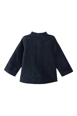 Veste en velours - Bleu marine