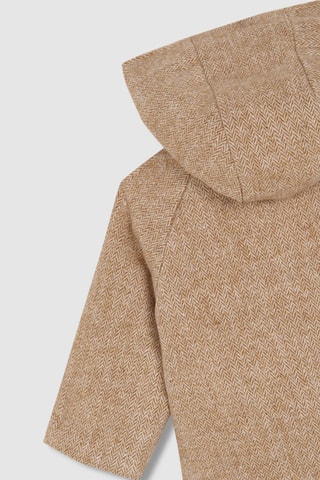 Manteau en laine - Marron clair chiné