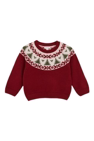 Pull - Rouge framboise