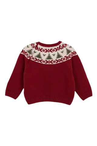 Pull - Rouge framboise
