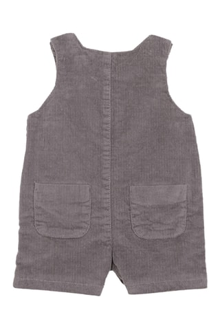 Salopette en velours - Gris