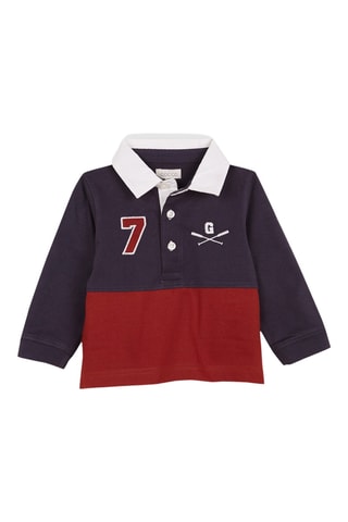 Polo - Rouge et bleu marine
