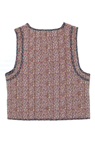 Gilet réversible sans manches - Bordeaux et bleu nuit