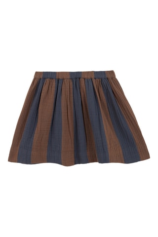 Jupe - Bleu-gris et marron