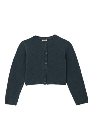 Gilet en laine - Bleu pétrole