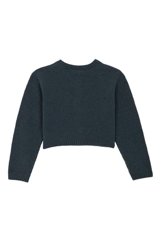 Gilet en laine - Bleu pétrole