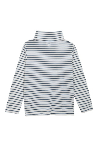 T-shirt - Blanc et bleu marine