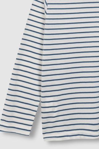 T-shirt - Blanc et bleu marine