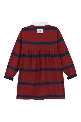 Robe - Rouge brique et bleu marine