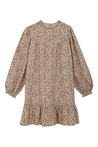 Robe volantée - Beige
