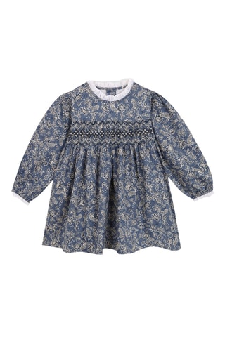 Robe - Gris et bleu marine