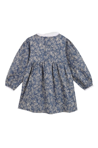 Robe - Gris et bleu marine