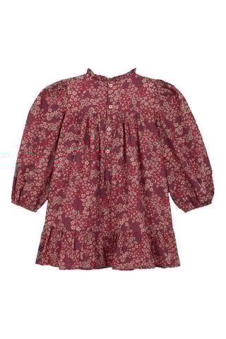 Robe volantée - Rouge